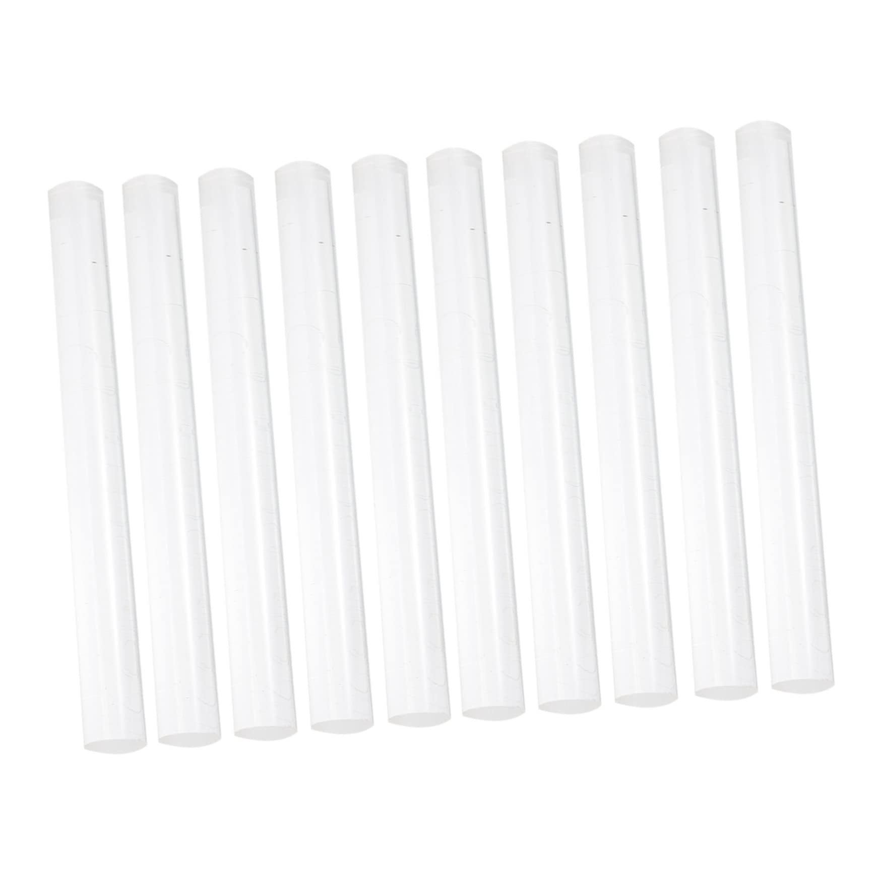 PRETYZOOM 10 Pack Acrylic Rods Plastic Dowels for Craft Projects Smooth Surface for Clay Roller