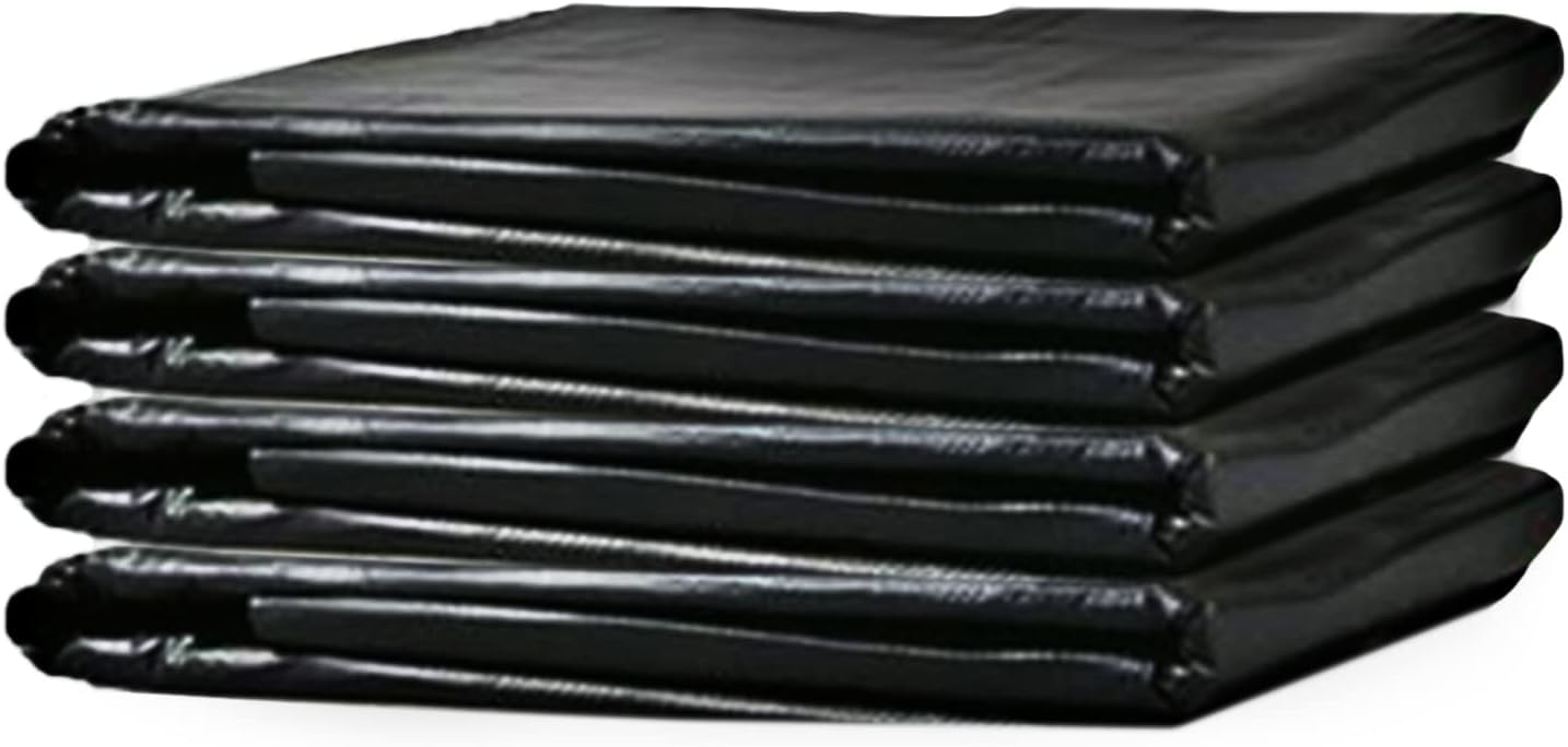 RelianceUK Sacchetti per la spazzatura resistenti, 45,7 x 73,7 x 99,1 cm, sacchi della spazzatura per interni ed esterni, sacchi della spazzatura da 50 micron per ufficio, cucina, ristorante