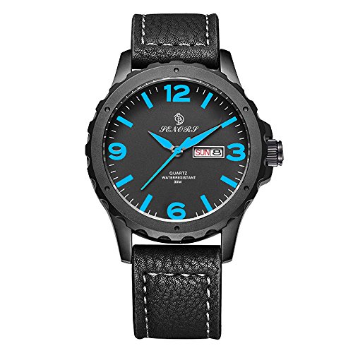 Montre homme à quartz étanche idéale du bureau aux sorties sportives