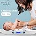 Smart Weigh Digital Baby & Pet Scale – Infant and Small Animal Weighing Scale for Newborns, Puppies & Cats – 44 lb Capacity, lb/oz/kg Display, Hold Function