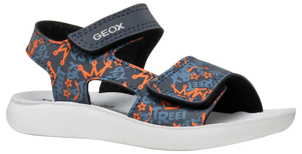 Geox J Sandal LIGHTFLOPPY, Navy/Lt Avio, 5 UK