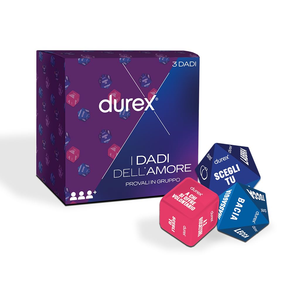 Durex Play Little Devil e Play Intense Vibration, Vibratori, Anelli Stimolanti per lui e per lei, 2 Pezzi + dadi dell'amore Durex 2024