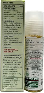 Katinko Oil Liniment Rollerball Applicator, 10ml (6 Pack)