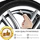 Lohill 4 Stück Universal Metallventile Neu Silber Felgen Ventile Autoreifen Ventil 11,3mm Luftventil Auto Stahlventile Felgenventile Reifenventil Auto