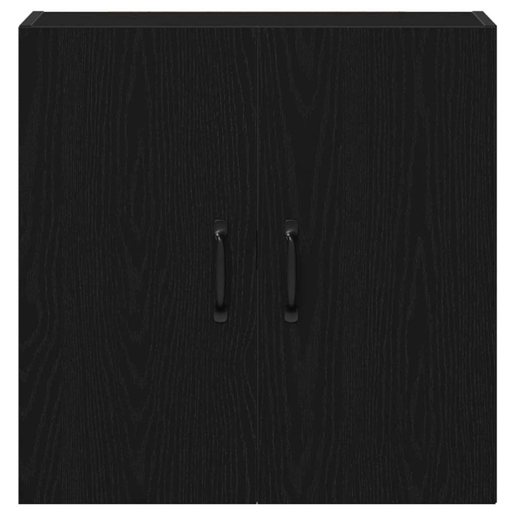 vidaXL Armario de Pared Roble Negro 60x31x60 cm Madera de ingeniería