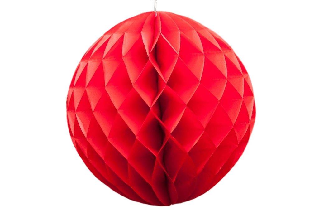 EliteKoopers 20cm Paper Honeycomb Flower Balls Lanterns Pompoms For Garland Party Wedding Decoration (5 Pcs)