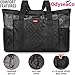 Odyseaco Large Mesh Beach Bag - Beach Tote Bags Waterproof Sandproof - Swim Tote for Pool (Black)