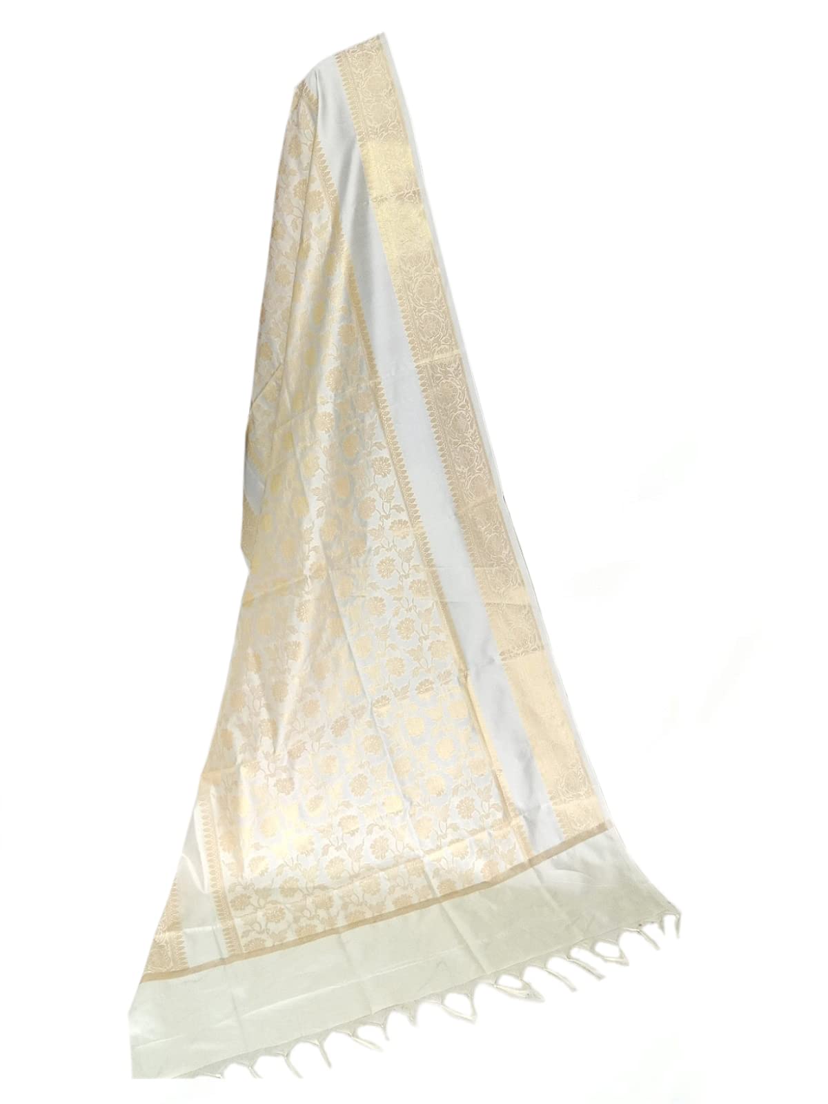 The SDF India Women's Zari Design Art Silk Dupatta