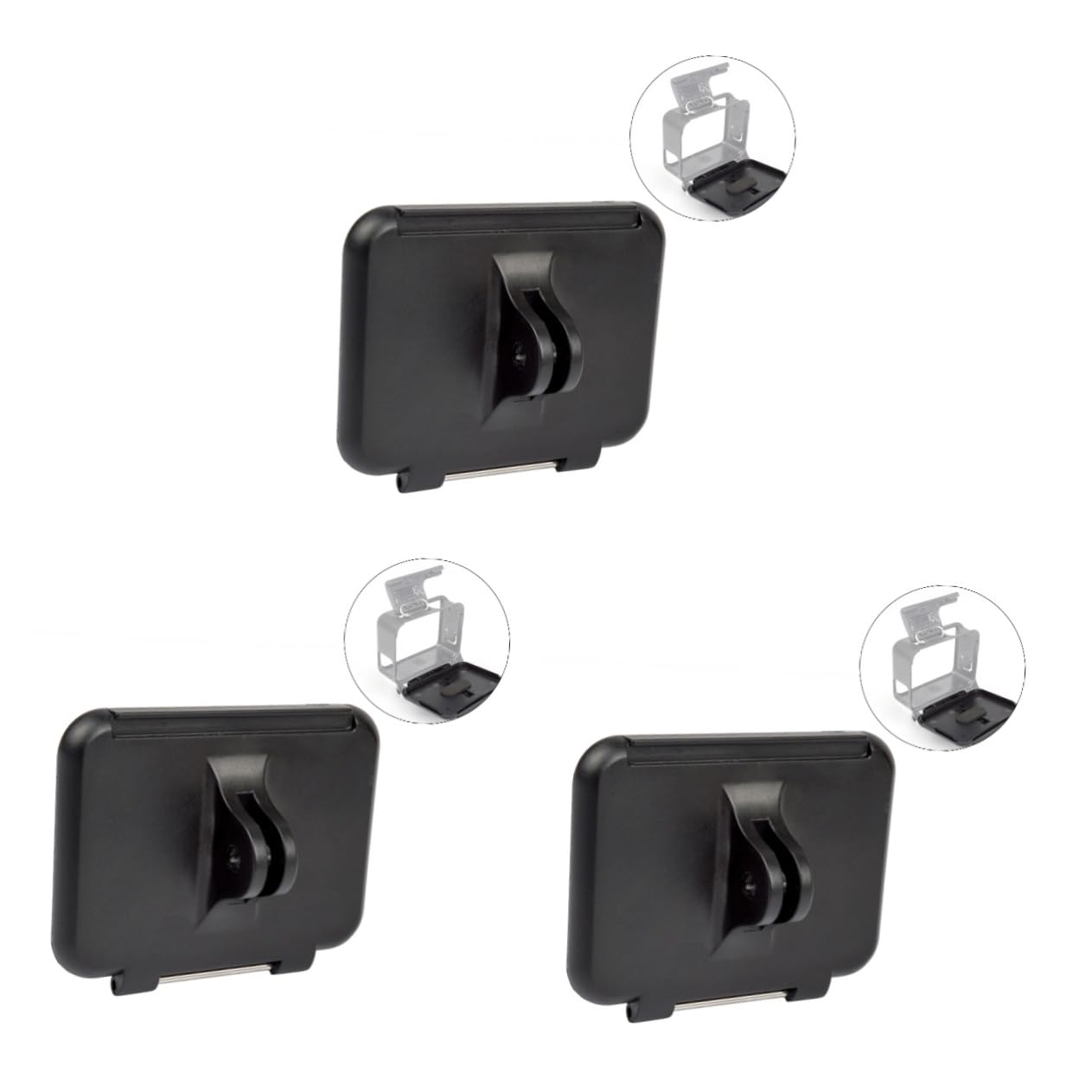 OSALADI 3pezzi Custodia Protettiva Per Shell Frame Con Porta Posteriore Accessori Per Fotocamera Leggeri e Compatti Design Sottile e Resistente Ai Graffi
