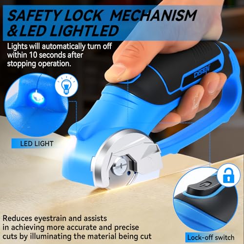 DISEN 3000mAh Cordless Electric Scissors