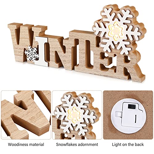Christmas Log Carving Desktop Ornament: Glowing Light Winter Craft Decoration Accessories for Indoor Home Living Room Office Desk Table Holiday Festival Scene Display - Image 3