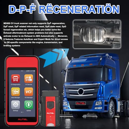 Autel Maxidiag Md600Cv Heavy Duty Truck Scanner 2024 Diesel Diagnostic Scan Tool 30+ Service thumb #7