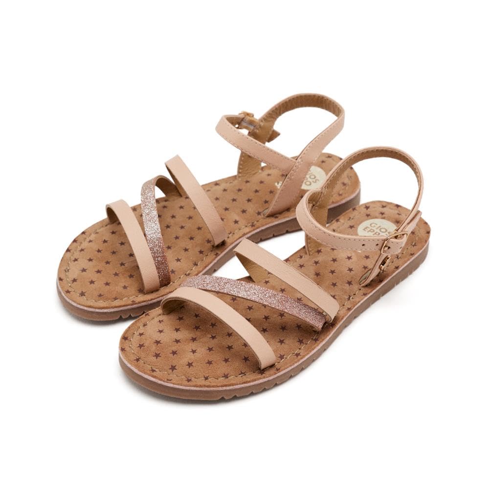 GIOSEPPO Girl's Vershire Flat Sandal, Pink, 6 UK