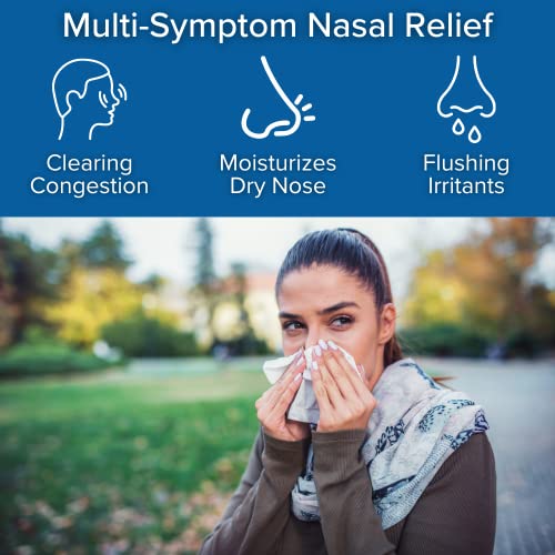 Nasova Isotonic Saline Spray Nacl 0.9% Mdns 2-Pack Moisturizing, Cooling Spray For Nasal Dryness Relief, Clear Nasal Passages From Allergens, Dust, And Irritants 15Ml (0.5 Ounce) #TOP4