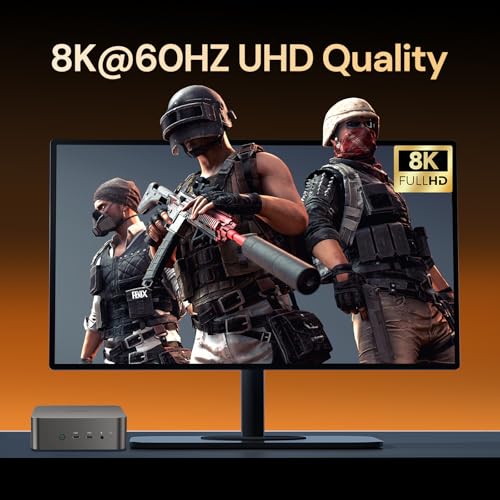 Image of Reatan Mini Gaming PC AMD Ryzen 9 7940HS 32GB DDR5 1TB SSD 5600 MHz RAM, Desktop Mini Computers, Radeon 780M Graphics, 2.5Gbps LAN, HDMI 2.1,USB4, 8K USB 4.0 Wi-Fi 6E /BT5.3