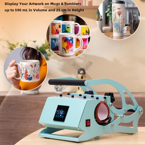 Máquina de prensa térmica para tazas 9-30 oz miniatura 7