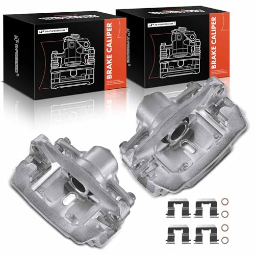 A-Premium Disc Brake Caliper Assembly with Bracket Compatible with Select Subaru Models - Legacy/Outback 2010 2011 2012 2013 2014, H4 2.5L - Rear Driver and Passenger Side, 2-PC Set
