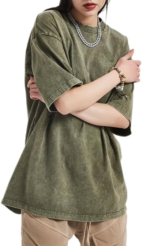 6 Pack Oversized Tshirts Short Sleeve Tees