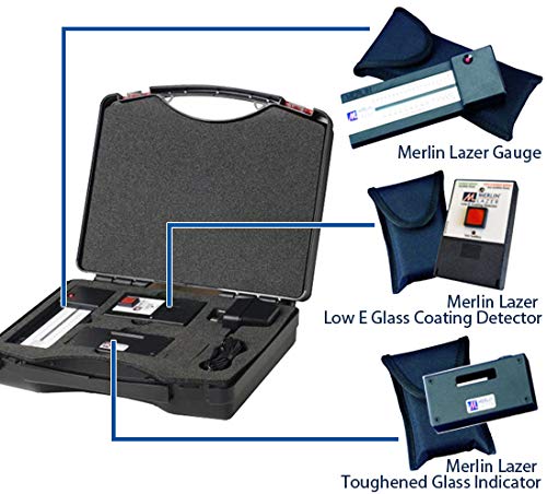 MERLIN-LAZER - Set di valigie per analisi del vetro
