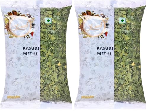 Image of Chounk Kasuri Methi 100 gm (Pack of 2) | Natural Kasoori Methi with No Added Flavour & Preservatives | Aromatic Kasuri Methi Leaves for Flavorful Cooking | Fenugreek Leaves