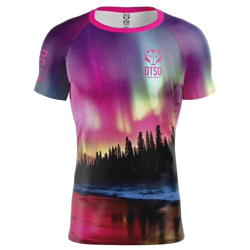 OTSO THINK SPORT Camiseta Running Hombre Auroraboreal XL