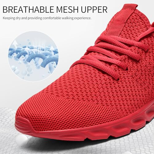 Image of WCIDFY Women Men Running Tennis Shoes Unisex Slip On Gym Walking Shoes | Lightweight, Breathable mesh, Non Slip, Flexible, Comfy, Fashion Sneakers for Daily, Workout, Work, Traveling, Sports, Casual