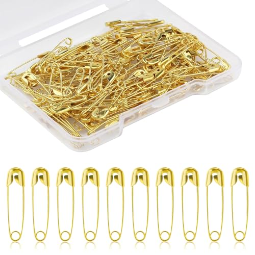 250 Pièces Épingles de Sûreté Petit, 19 mm Mini Épingle à Nourrice, Épingles de Sûreté...