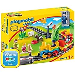 Tren Maletin Playmobil PLAYMOBIL 1,2,3 Mi Primer Tren, a Partir de 18 Meses