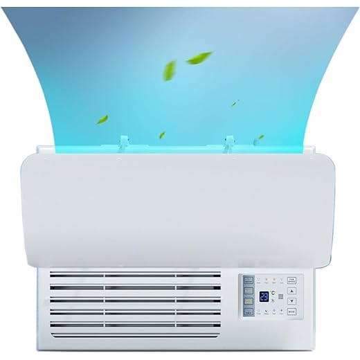 Window Air Conditioners Windshield Universal,Adjustable Angle Air Conditioner Air Deflector,Prevent Direct Blowing of Heat and Cold Air for Vents, Sidewall and Window ac Unit