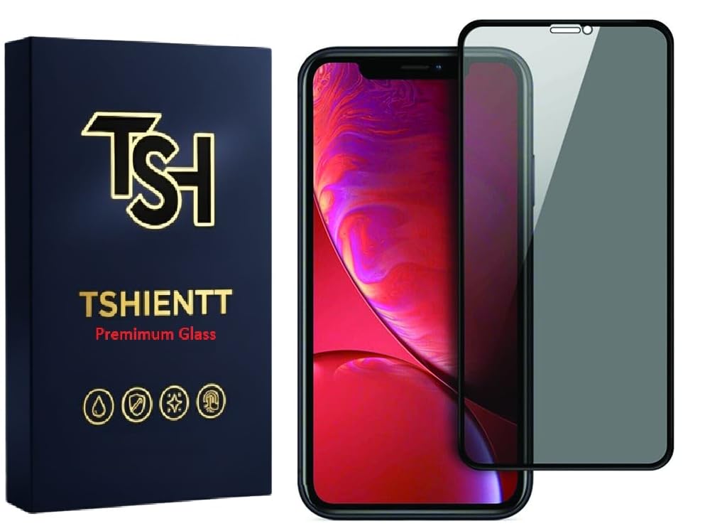 Image of Tempered Glass Screen Protector Compatible for iPhone with Edge to Edge Coverage - Case Friendly, Anti-scratch (1, iPhone 11 /XR (Privacy))