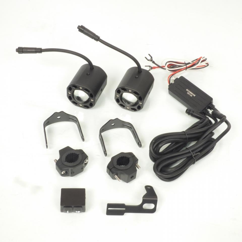 RB MAX Feu additionnel à LED ECOBENE 12V 50W longue portée compatible avec moto ECO-KD168