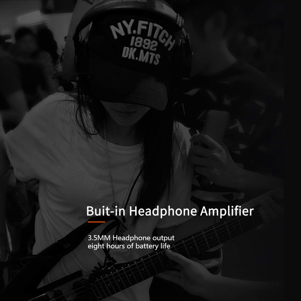 Asmuse Foldable Travel Headless Electric Guitar with Built In