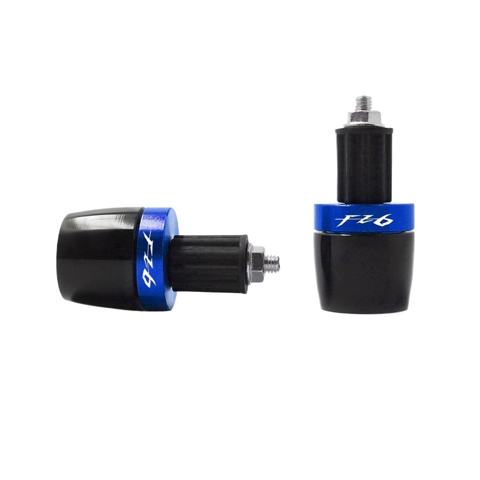 Moto Manubrio Estremità Spina Moto 7 8"22mm Manopole Manubrio Estremità Universale Manubrio Contrappeso Tappi Terminali Slider Per YAM&AHA FZ6 FAZ&ER FZ6R FZ 6
