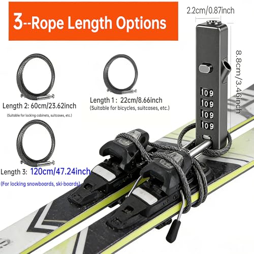 TKSDWBLTY 3-Pack Cable Lock