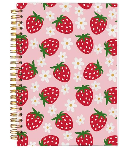 Carnet de notes rose Coquette à spirale 14x21 cm pour l'école