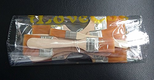 ILoveCos Set di Casa Pennelli Spugna con Manico in...