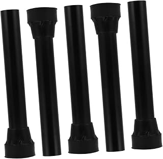 Kisangel 5pcs Replaceable Trampoline Legs with Rubber Caps and Stainless Steel Tubes Non-Slip Leg Pads for Stable Bounce Trampoline Accessory Parts with Easy Installation