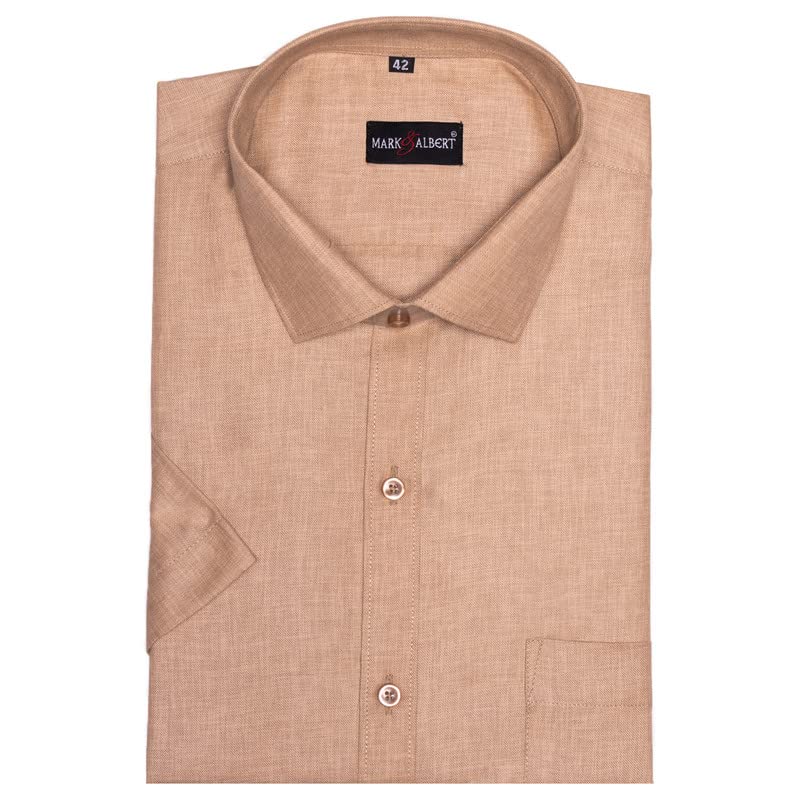 Mens Half Sleeves Cotton Shirt
