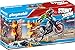 Produktbild PLAYMOBIL Stuntshow 70553 Motorrad mit Feuerwand, Für Kinder von 4-10 Jahren