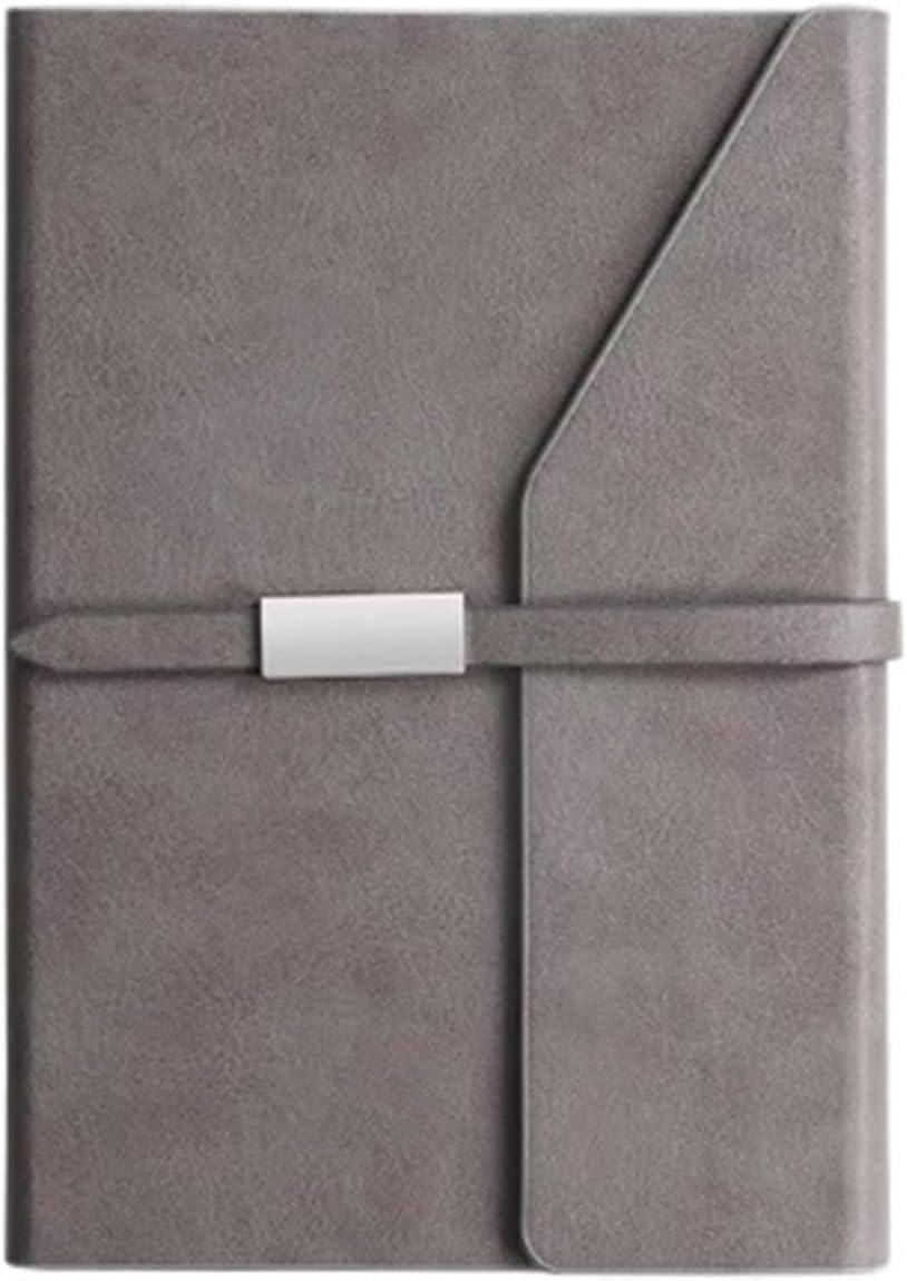 Quaderno a Fogli mobili con Fibbia, Formato A5, in Pelle, for riunioni aziendali(5,2)