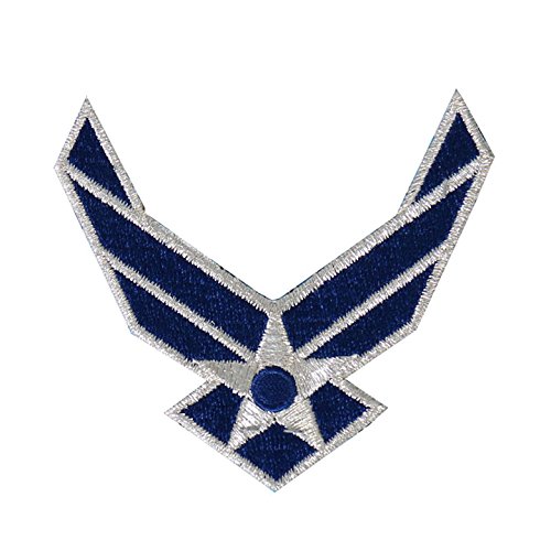 Officially Licensed Originals US AIR Force Logo, Iron-On/Saw-On, Heat Sealed Backing Rayon Patch - 3