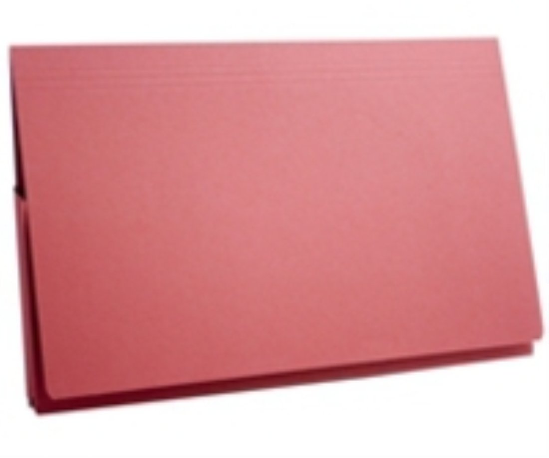 Exacompta Guildhall Brief Size Pocket Wallet 14x10in Red (Pack of 50) PW3-RED
