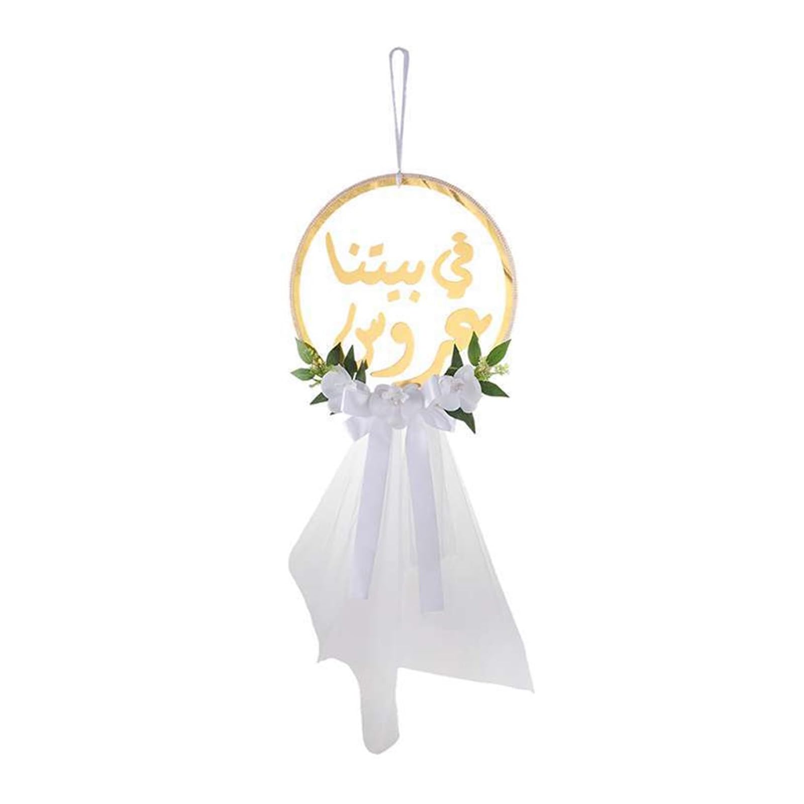 Graceful European Artificial Flower Wreath for Door Hanging for Various Occasion Photo Props Wedding Gift Decoration