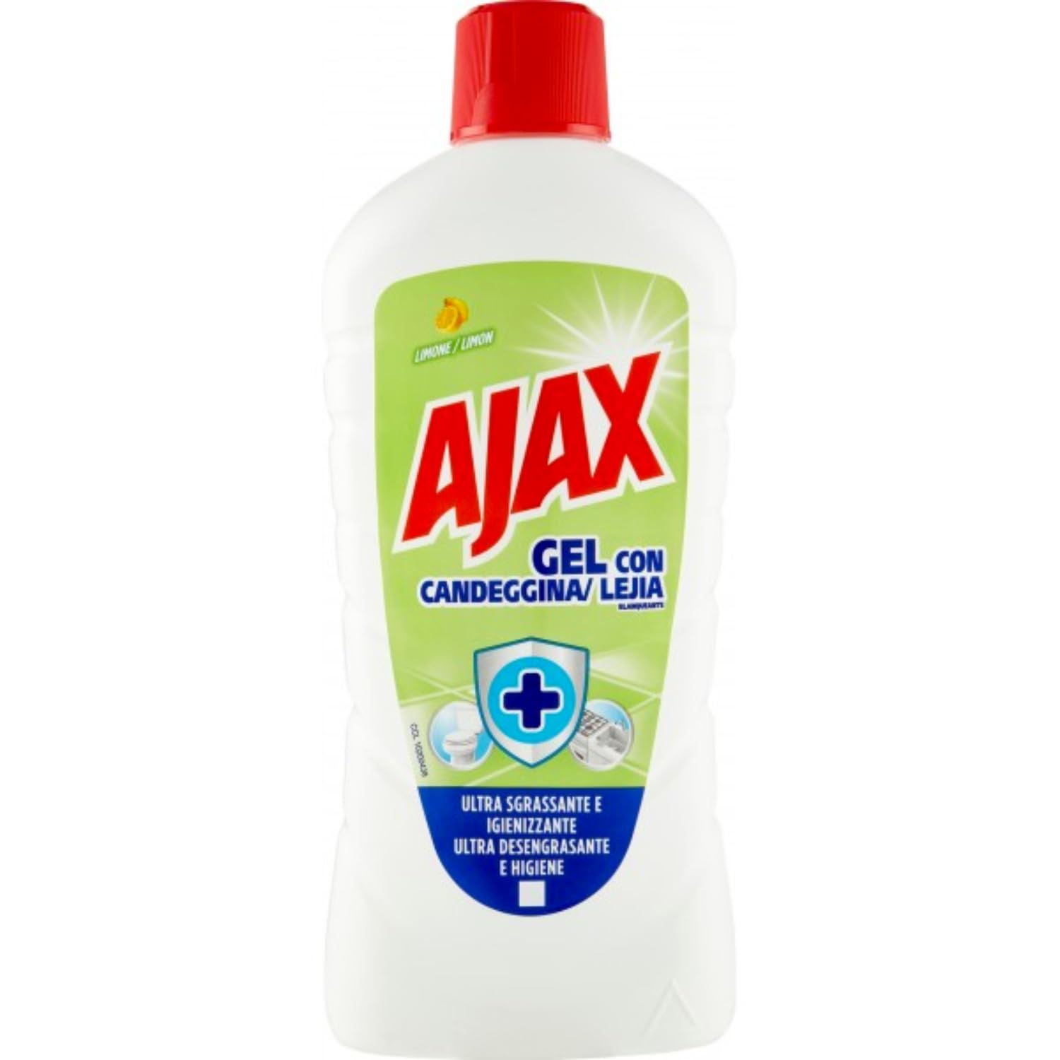 Detergente Pavimenti con Candeggina al Limone – 1L kit con Spugna Brandizzata SPESA & RISPARMIO Inclusa – Variazioni 4/8/12 Pezzi (12)