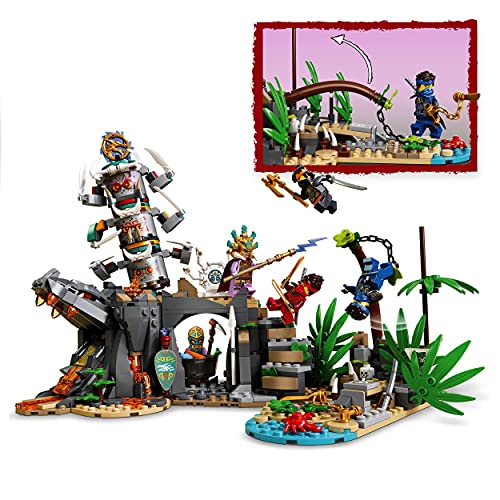 LEGO 71747 NINJAGO Das Dorf der Wächter Bauset, mit Ninja Cole, Jay und Kai Minifiguren, Spielzeug ab 8 Jahren – Bild 5