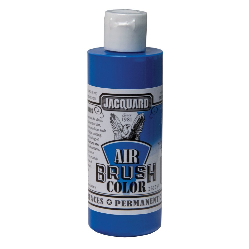 Jacquard Fluorescent Airbrush Color, 4 oz., Fluorescent Blue