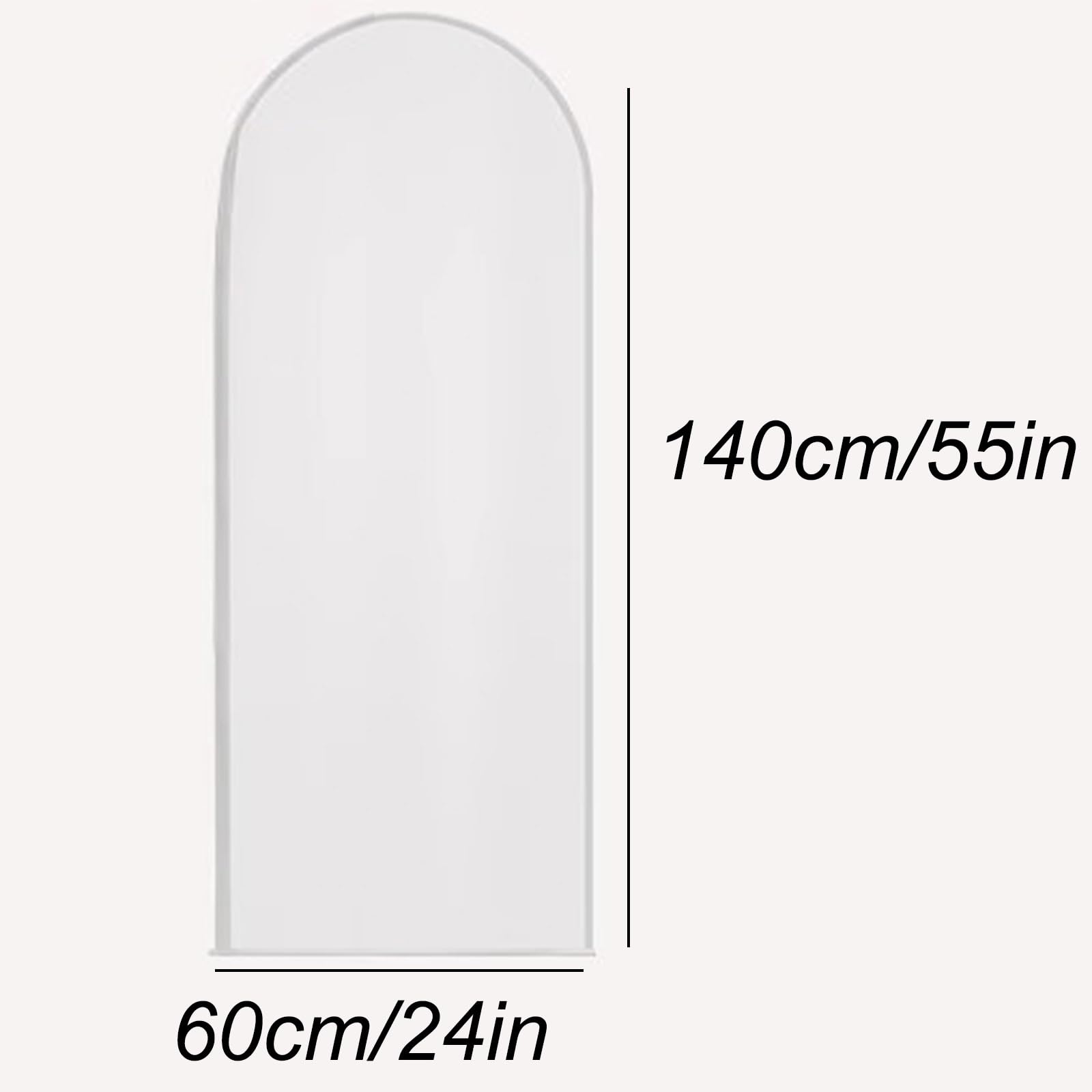 Paquete de 5 Fundas Ropa, Completamente Cerrado Burro Ropa Funda con Cremallera, Adecuada para Proteger Trajes, Suéteres(60x140cm/24x55in)