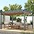 Aoxun 10'x12' Outdoor Pergola, Upgraded Canopy with Adjustable Roof, Metal Patio Pergola with Brown Shade Cover for Backyard, Garden and Deck