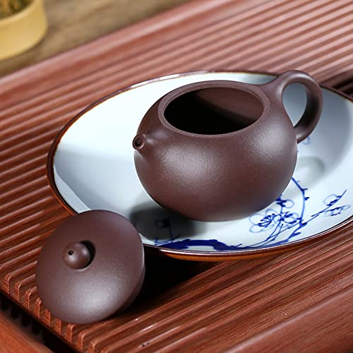 Image of Xishi Teapot 6.5oz Chinese Zisha Clay Pot Ceramics Purple Sand Mud Kungfu Tea Set Kettle Spherical Filter