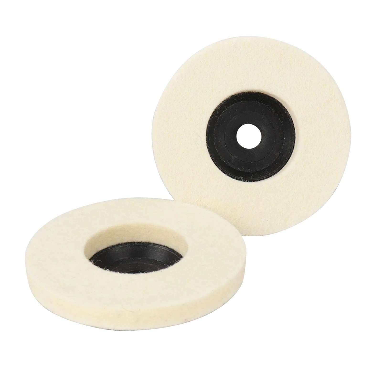 3/5 szt. 10 cm wełniana tarcza polerska, otwór 16 mm, podkładka polerska, tarcza szlifierska kątowa, filcowa tarcza szlifierska do metalu, marmuru, szkła, ceramiki, (5)